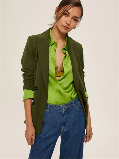 Camicia in raso - VERDE MELA EMME MARELLA | DECODE/002